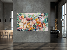 Load image into Gallery viewer, Mum&#39;s Heavenly Flower Garden - Commission painting
